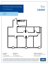 12727 Kimberley Ln, Houston, TX for lease Floor Plan- Image 1 of 2