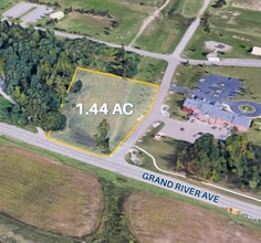 0 Lyon Medical Centre Ave, New Hudson, MI - AERIAL  map view - Image1