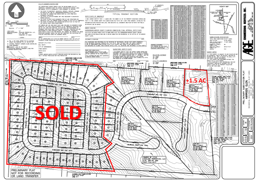 1 Pinehurst Way, Harrodsburg, KY for sale - Plat Map - Image 2 of 2