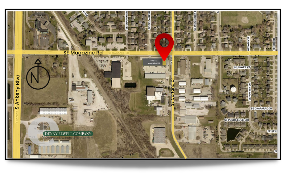 405 SE Magazine Rd, Ankeny, IA for lease - Aerial - Image 3 of 6