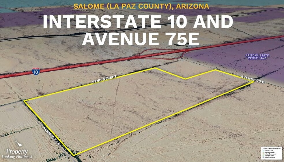Avenue 75E & I-10 Hwy, Salome, AZ for sale - Building Photo - Image 1 of 4