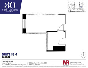 30 N Michigan Ave, Chicago, IL for lease Floor Plan- Image 1 of 5