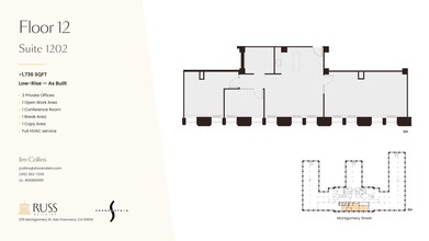 235 Montgomery St, San Francisco, CA for lease Floor Plan- Image 2 of 6