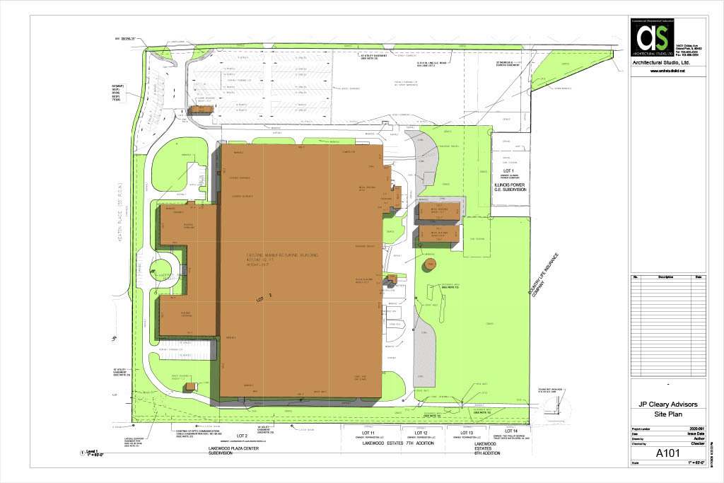 1601 General Electric Rd, Bloomington, IL for lease Floor Plan- Image 1 of 9