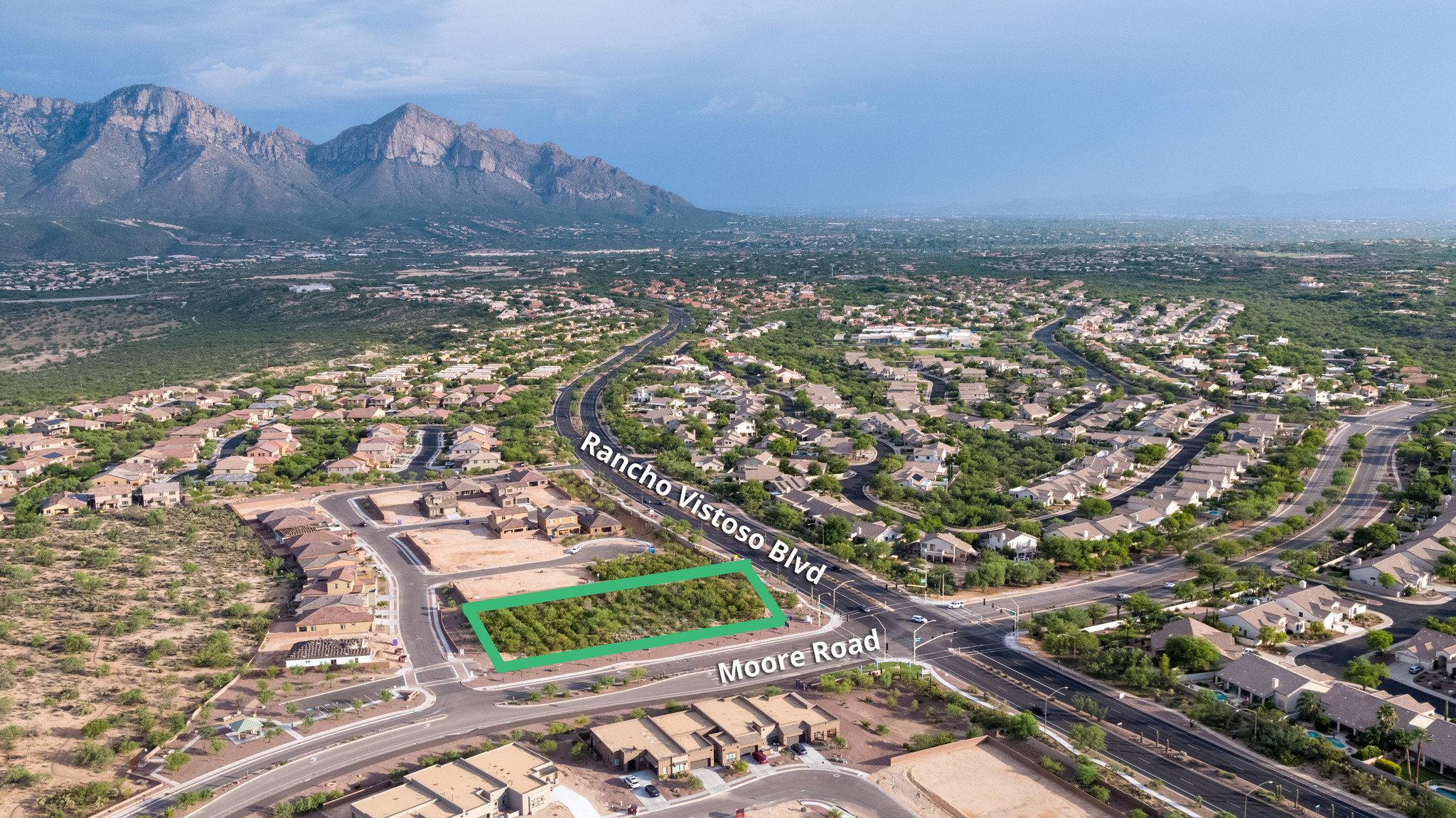 Nec Rancho Vistoso Boulevard & Moore Rd, Oro Valley, AZ for sale Aerial- Image 1 of 1