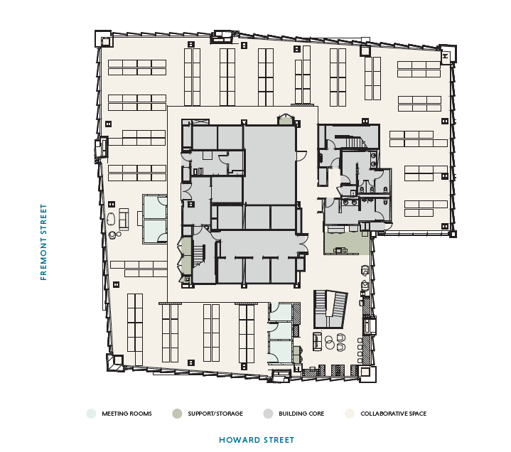 181 Fremont St, San Francisco, CA for lease Floor Plan- Image 1 of 1
