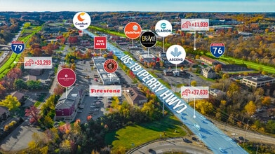 20030 Route 19, Cranberry Township, PA - AERIAL map view - Image1