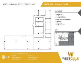 4380 S Syracuse St, Denver, CO for lease Floor Plan- Image 2 of 2