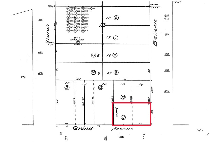 440 Grand Ave, Oakland, CA for sale - Plat Map - Image 1 of 1