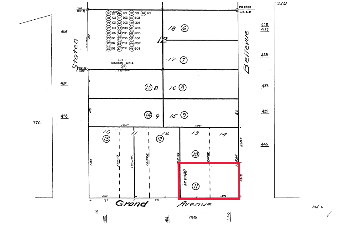 440 Grand Ave, Oakland, CA for sale Plat Map- Image 1 of 2