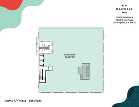 1019 E 4th Pl, Los Angeles, CA for lease Floor Plan- Image 1 of 1