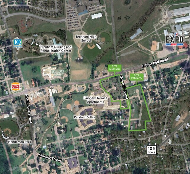 0 E Blue Bell Road, Brenham, TX for sale - Building Photo - Image 2 of 4