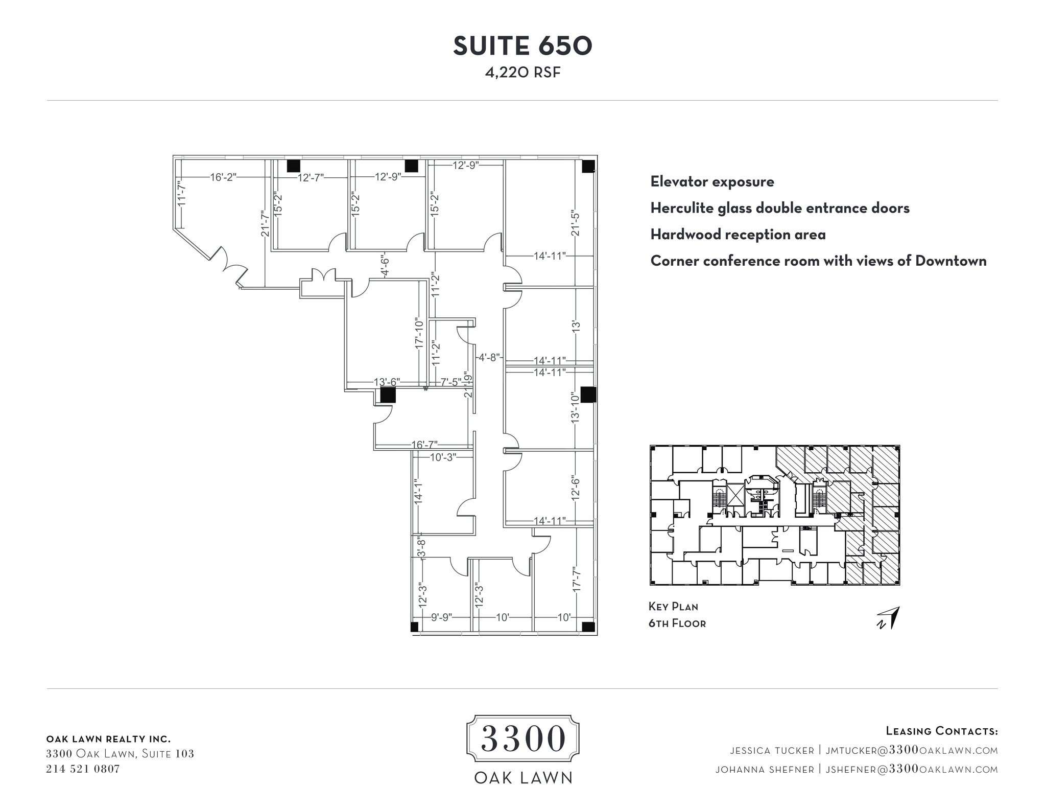 3300 Oak Lawn Ave, Dallas, TX for lease Site Plan- Image 1 of 1