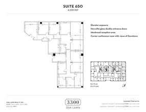 3300 Oak Lawn Ave, Dallas, TX for lease Site Plan- Image 1 of 1