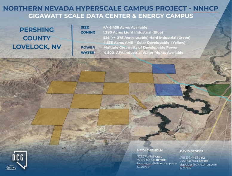 0 Frontage Road, Lovelock, NV for sale - Aerial - Image 1 of 4
