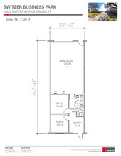 10930 Switzer Ave, Dallas, TX for lease Floor Plan- Image 1 of 1