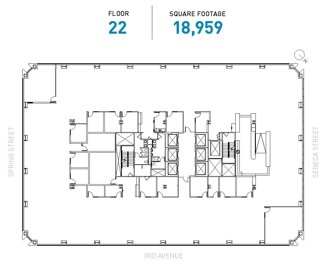 1111 3rd Ave, Seattle, WA for lease Floor Plan- Image 1 of 1