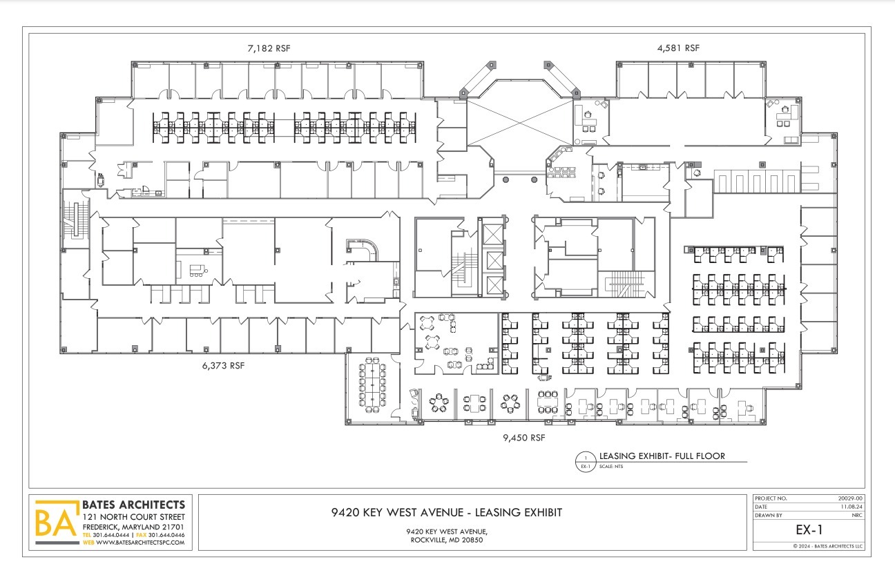 9420 Key West Ave, Rockville, MD for lease Floor Plan- Image 1 of 1