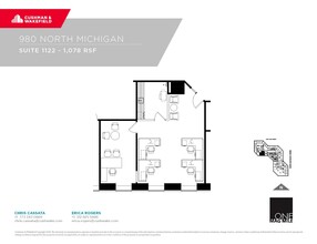 980 N Michigan Ave, Chicago, IL for lease Floor Plan- Image 1 of 1