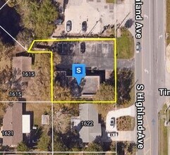 1618 S Highland Ave, Clearwater, FL - AERIAL map view