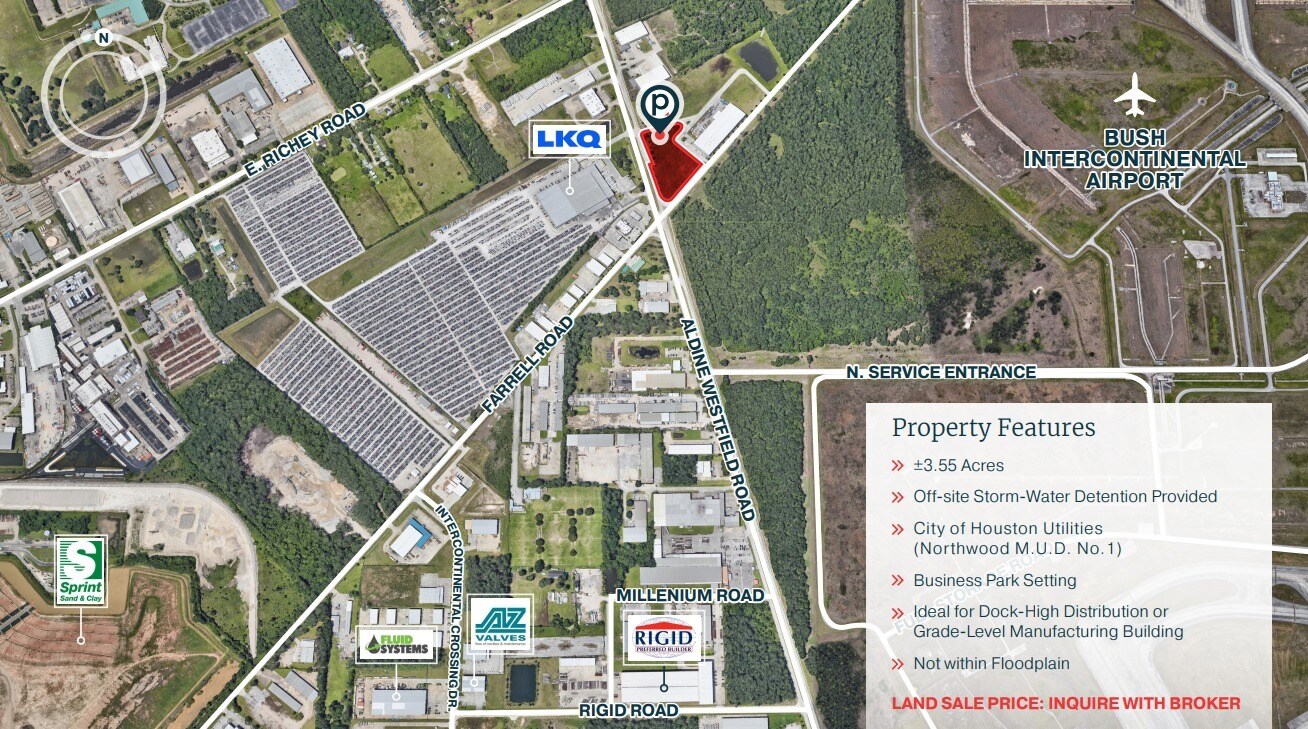 Aldine Westfield Rd & Farrell Rd, Houston, TX for sale Primary Photo- Image 1 of 1