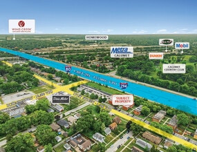17100 S Dixie Hwy, Hazel Crest, IL - AERIAL  map view