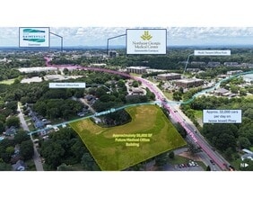 1550 Jesse Jewell Pkwy SE, Gainesville, GA - AERIAL  map view