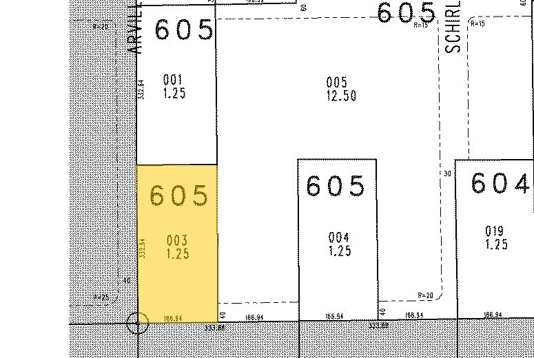 Arville St, Las Vegas, NV for sale Plat Map- Image 1 of 3