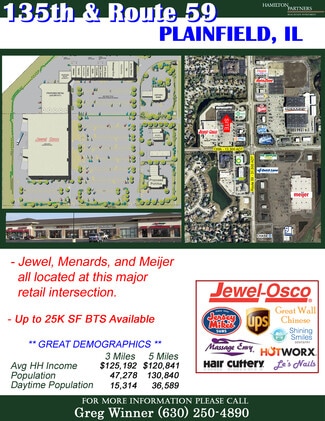 More details for 13400 S Route 59, Plainfield, IL - Retail for Lease