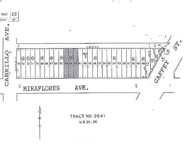 786 Miraflores Ave, Los Angeles, CA for lease - Plat Map - Image 3 of 6