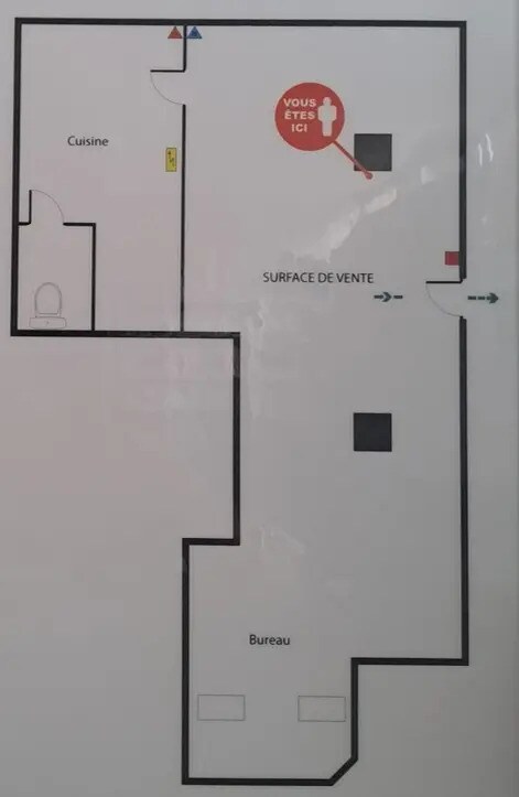 Retail in Toulouse for sale Floor Plan- Image 1 of 2