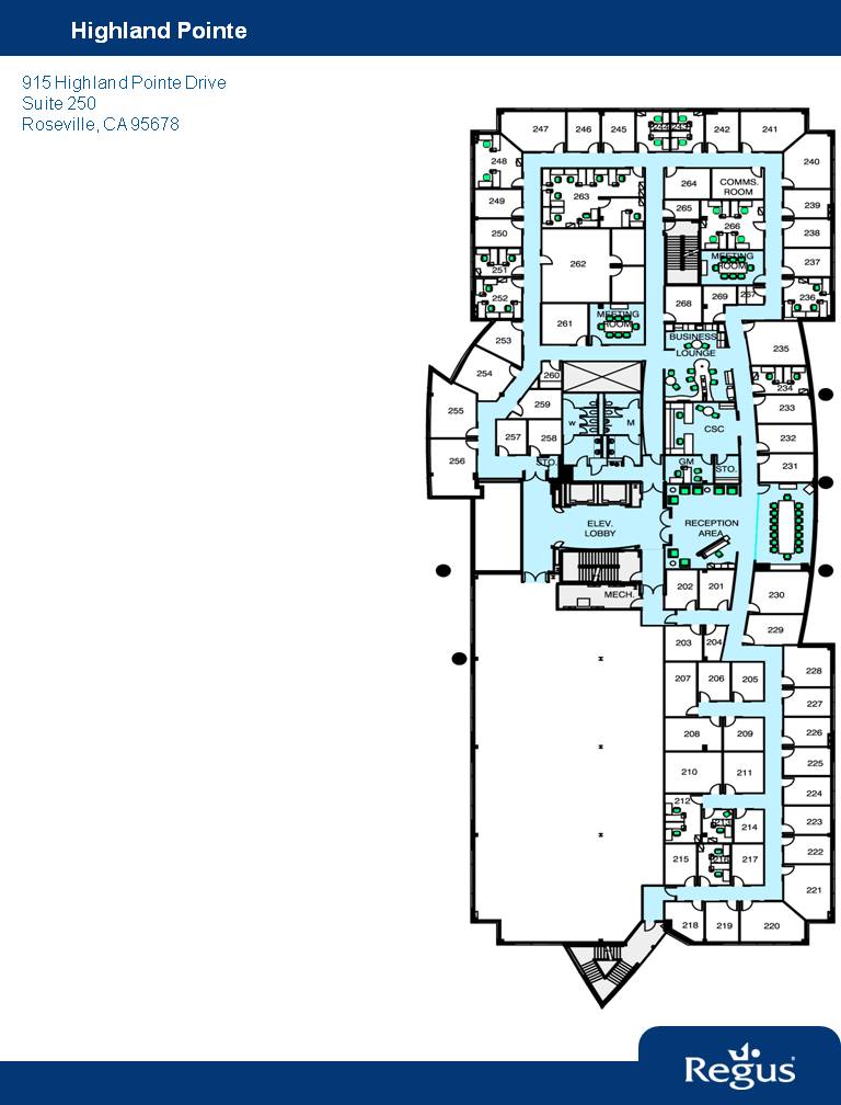 915 Highland Pointe Dr, Roseville, CA for lease Floor Plan- Image 1 of 9