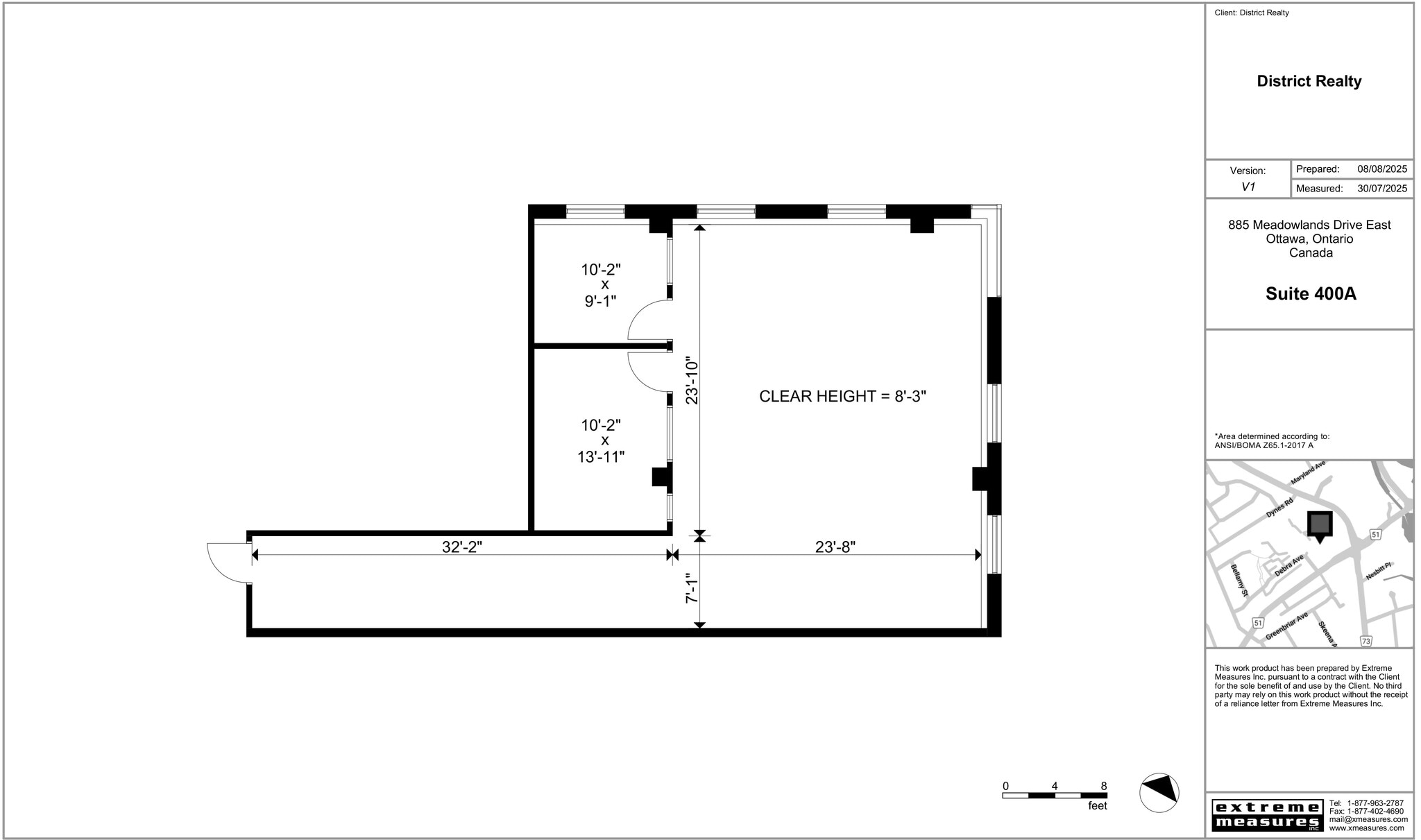 885 Meadowlands Dr, Ottawa, ON for lease Floor Plan- Image 1 of 13