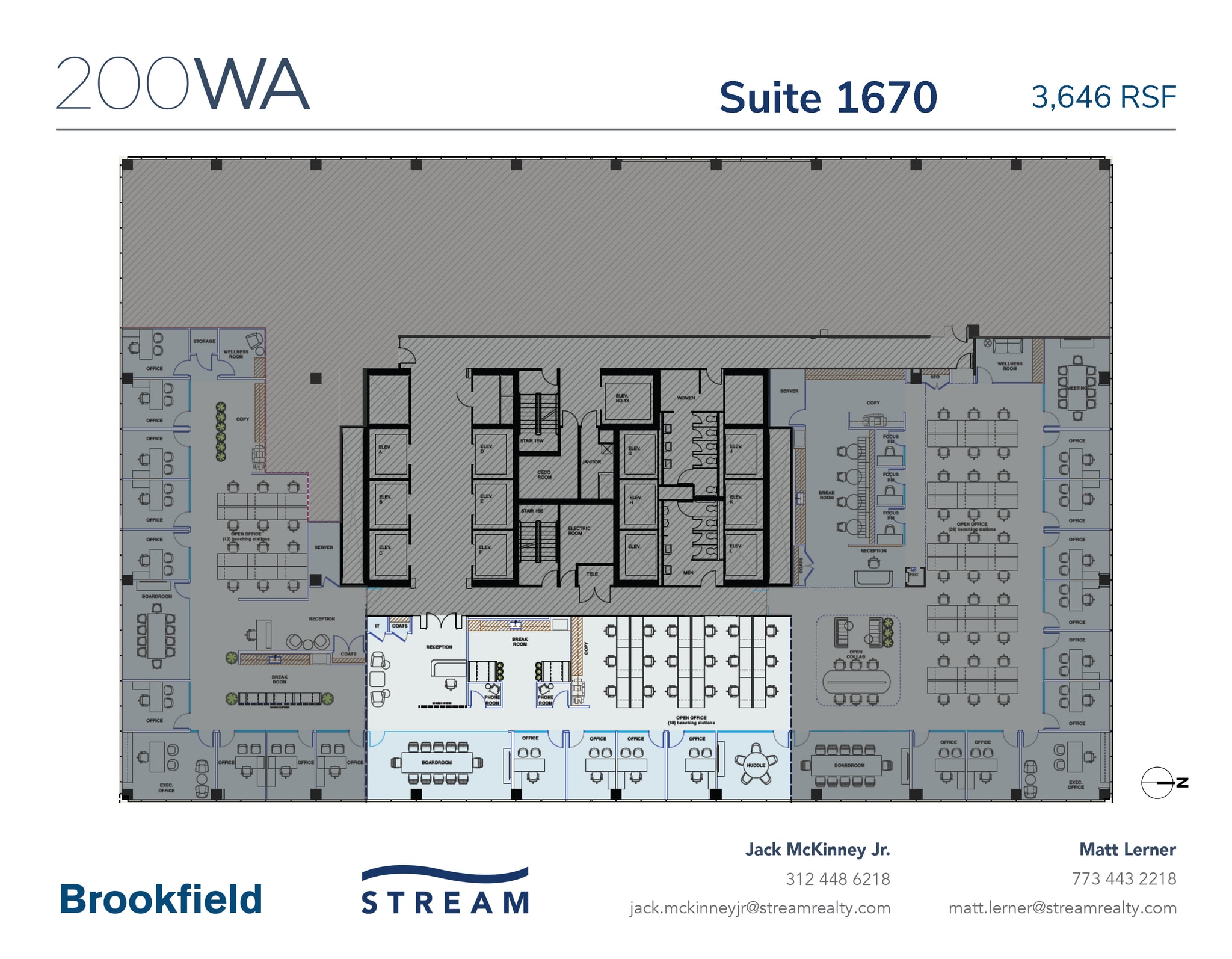 200 W Adams St, Chicago, IL for lease Floor Plan- Image 1 of 1