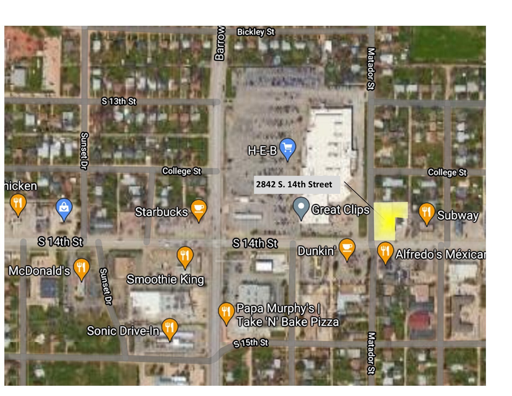 2842 S 14th St, Abilene, TX for sale Primary Photo- Image 1 of 1