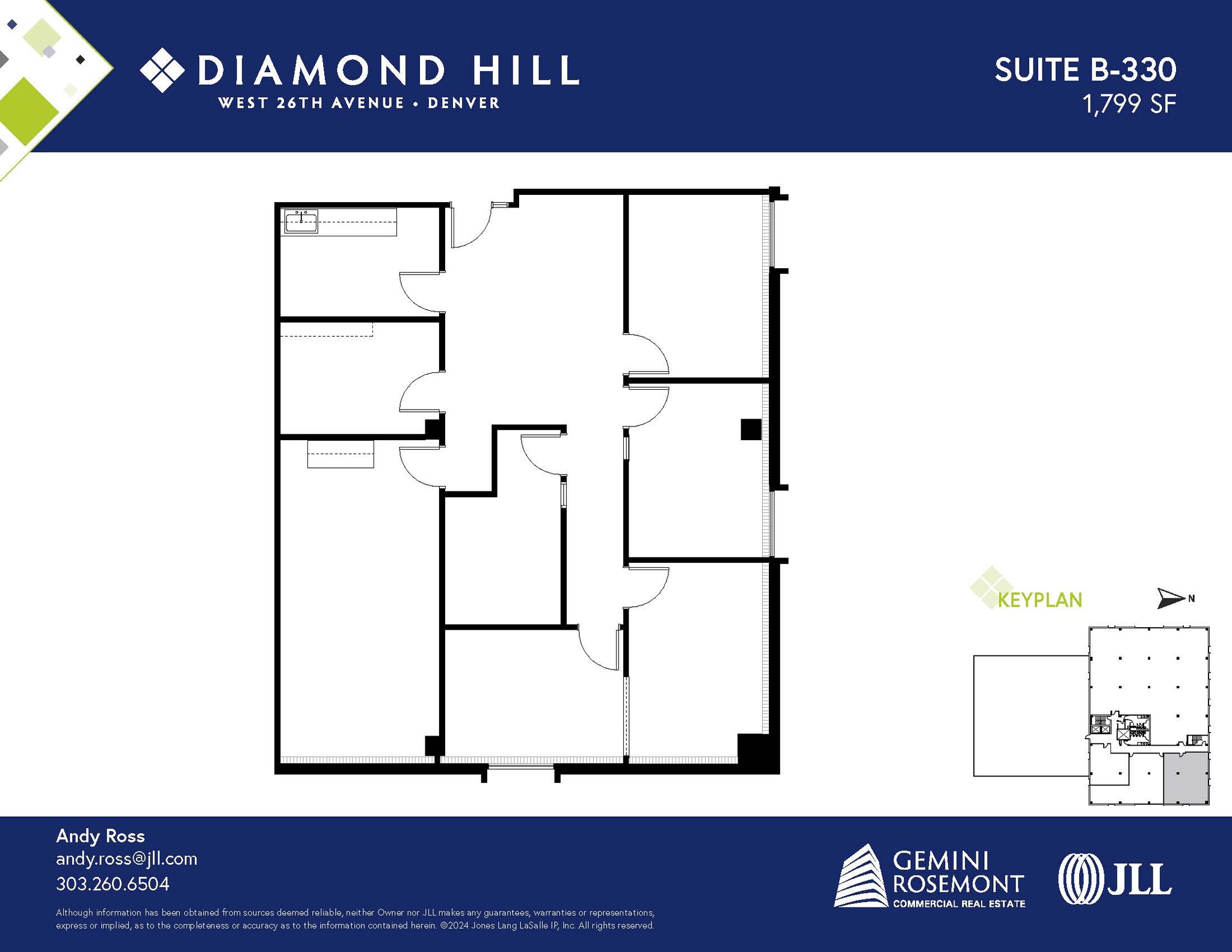 2490 W 26th Ave, Denver, CO for lease Floor Plan- Image 1 of 2