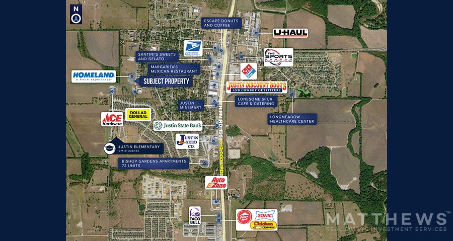 914 W 1st St, Justin, TX for lease - Building Photo - Image 1 of 3