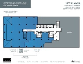 1100 Wayne Ave, Silver Spring, MD for lease Floor Plan- Image 1 of 1