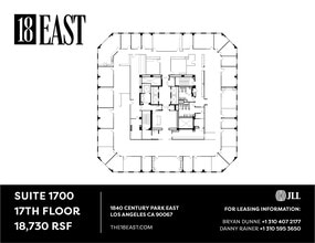1840 Century Park E, Los Angeles, CA for lease Floor Plan- Image 1 of 1