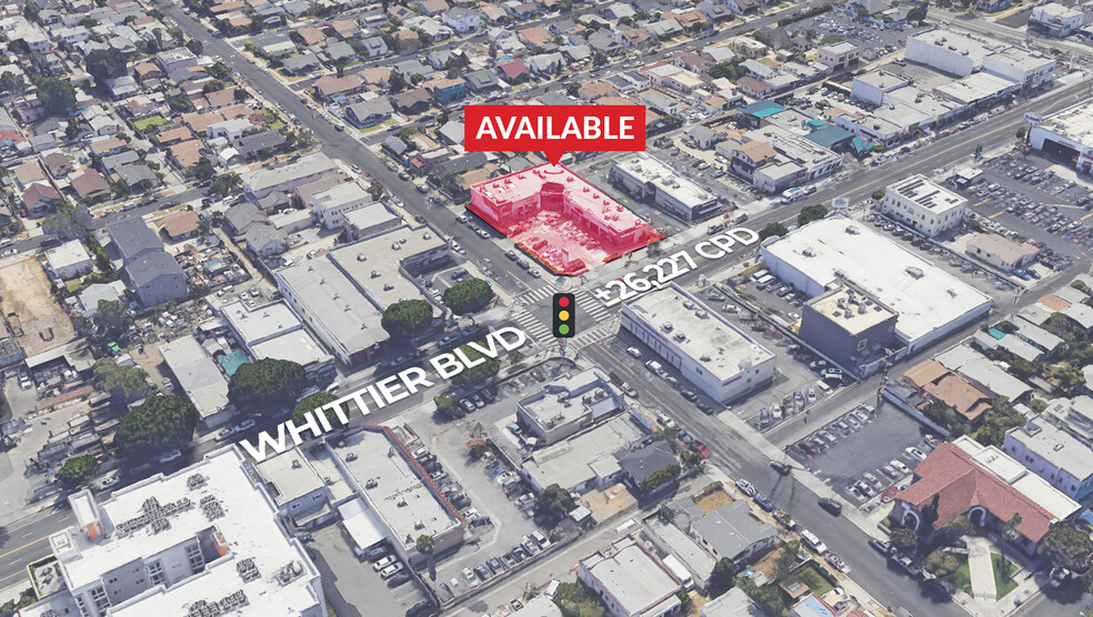 3476 Whittier Blvd, Los Angeles, CA for lease - Aerial - Image 2 of 5