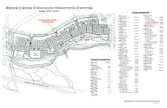 8001-8651 Brier Creek Pky, Raleigh, NC for lease Site Plan- Image 1 of 1