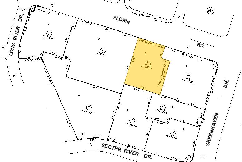 930 Florin Rd, Sacramento, CA for lease - Plat Map - Image 2 of 21