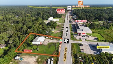 17018 FM 1314, Conroe, TX - AERIAL  map view - Image1