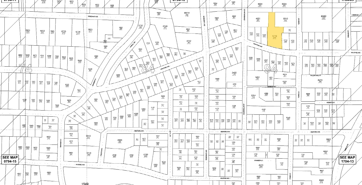 2404-2410 1/2 Van Dyke Ave, Raleigh, NC for sale Plat Map- Image 1 of 11