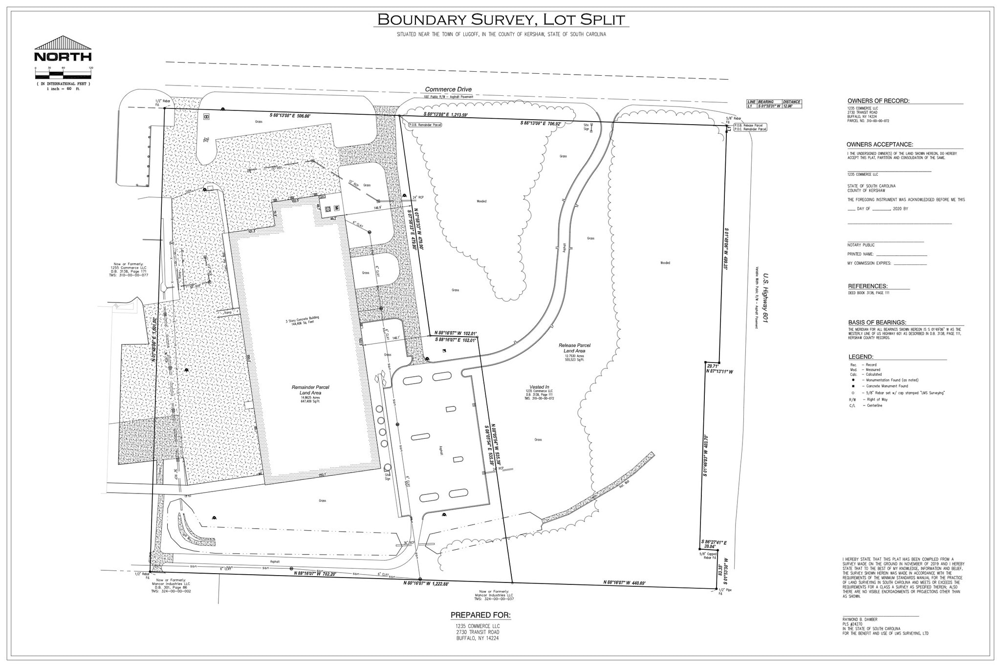 1255 Commerce Dr, Lugoff, SC for lease Site Plan- Image 1 of 3