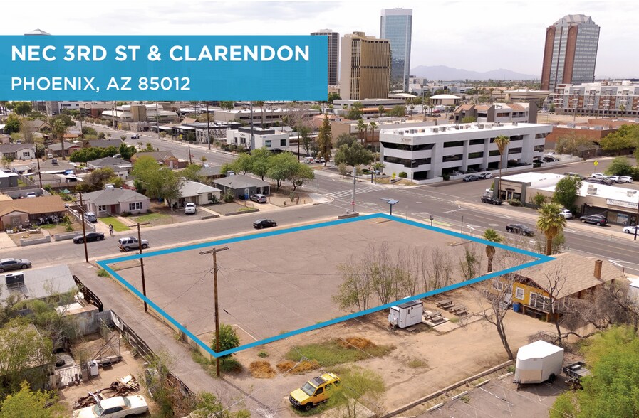 NEC 3rd St & Clarendon, Phoenix, AZ for sale - Building Photo - Image 1 of 1