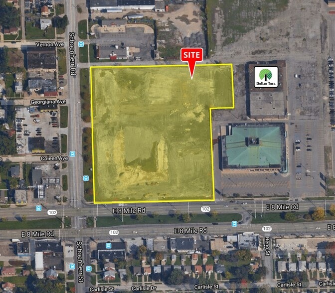 13711 E 8 Mile Rd, Warren, MI for sale - Building Photo - Image 1 of 1