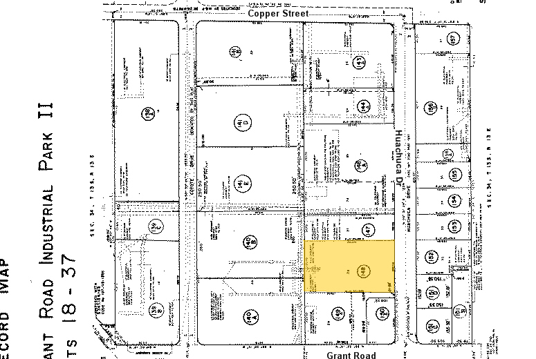 2425 N Huachuca Dr, Tucson, AZ for lease - Plat Map - Image 2 of 7