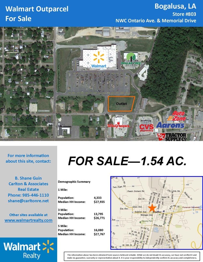 Ontario Ave, Bogalusa, LA 70427