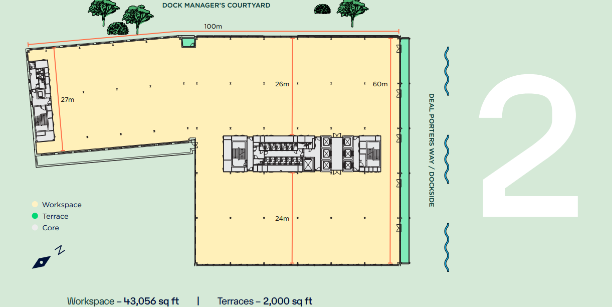 Deal Porters Way, London for lease Floor Plan- Image 1 of 1